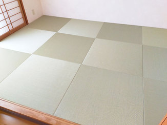 内装リフォーム 耐久性もあり安心して過ごせる、おしゃれな琉球畳