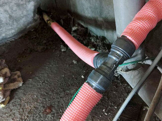 小工事 配管からの水漏れ修理